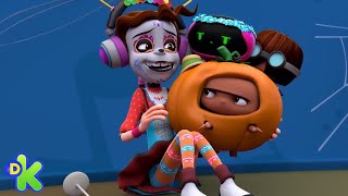 Episódio completo um Halloween musical  Mini Beat Power Rockers  Discovery Kids Brasil [upl. by Alegnad]