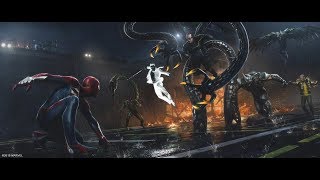 SpiderMan vs Sinister Six  ALL BOSS FIGHTS amp ENDING Cutscenes SpiderMan PS4 Gameplay [upl. by Llenart]