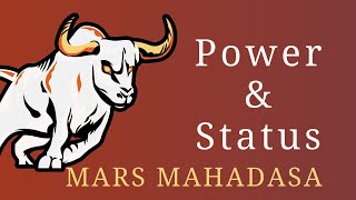 Power and Status Mars Mahadasa [upl. by Salangia]