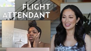 A Flight Attendant’s Skincare Routine My Reaction amp Thoughts  SKINCARE [upl. by Anihta]