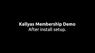 Kallyas Membership Demo  After install setup [upl. by Nawyt568]