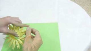 How To Make Flower 3D Origami  Tutorial By DorianSol [upl. by Hazem]