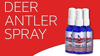 Deer Antler Spray Review IGF1 Extract Does it work [upl. by Previdi211]