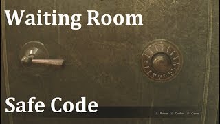 Resident Evil 2 Remake  Waiting Room Safe Code [upl. by Smoht517]