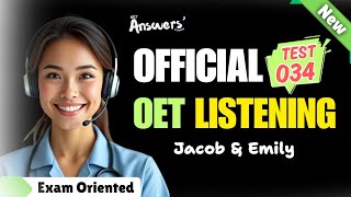 OET LISTENING TEST 11102024 oet oetexam oetnursing oetlisteningtest [upl. by Schwenk]