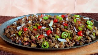 SIZZLING PORK SISIGEASY TO MAKE PORK SISIG RECIPE [upl. by Akcire]