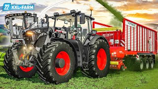 LS22 XXL Farm 48 GRASERNTE im Sonnenuntergang Hof ist fit für den Winter  FARMING SIMULATOR 22 [upl. by Barnebas]