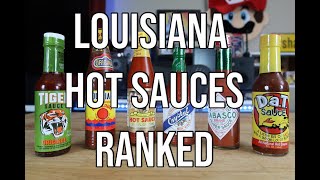 Louisiana Hot Sauces Ranked [upl. by Grekin]