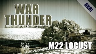 War thunder워썬더  M22 Locust Realistic [upl. by Munmro]