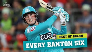 The very best of Tom Banton All of his BBL sixes  KFC BBL09 [upl. by Ediva]