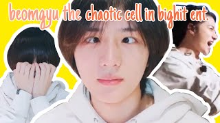 BEOMGYU BEING THE CHAOTIC CELL IN BIGHIT [upl. by Uase371]