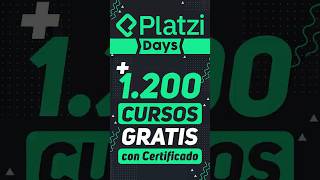 ¡Estudia GRATIS con Certificado en Platzi Days 🎓  Cursos del 15 al 17 de Noviembre [upl. by Shih969]