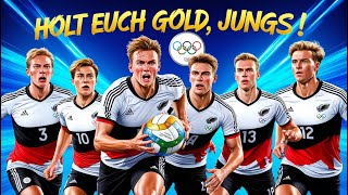 Olympia 2024 Deutsche Handballer im Finale Holt euch Gold Jungs [upl. by Fraser]