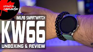 IMILAB KW66 Smart Watch Unboxing and Review [upl. by Bilac522]