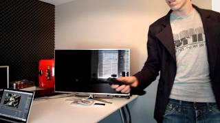 SAMSUNG UE40D8000 3D TV UNBOXING  REVIEW [upl. by Chandler]