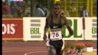 Daniel Komen5000m 123975 Brussel 1997 Old WR [upl. by Darian]