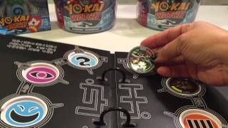 YoKai Watch Medallium Collection Book and Pages Season 1 Opening and Review [upl. by Anaihsat]