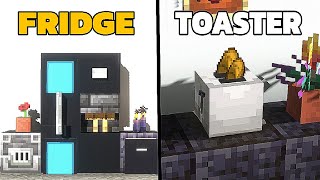 Minecraft 10 Kitchen Build Hacks amp Ideas [upl. by Cecilia]