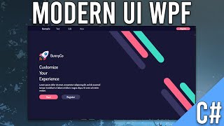 C WPF Modern UI Flat Design Tutorial [upl. by Amitarp]