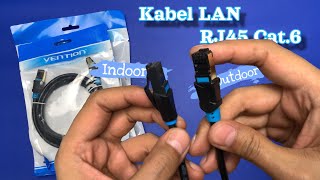 Vention 🔥 Kabel LAN RJ45 Cat6 SSTP DoubleShielded 🔥 A06 075M2M amp 5M 🔥 Unboxing Indonesia [upl. by Chung389]