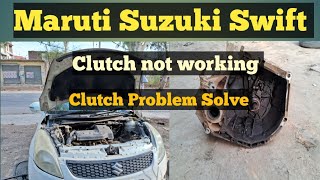 Maruti Swifts Clutch not working  How to replace a Swifts Clutch release bearing [upl. by Yeleen671]