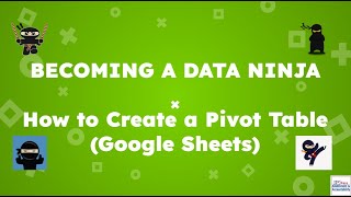 Pivot Table  Google Sheets [upl. by Albert]