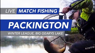 Live Match Fishing Packington Fishery Winter League Big Gearys [upl. by Ire]