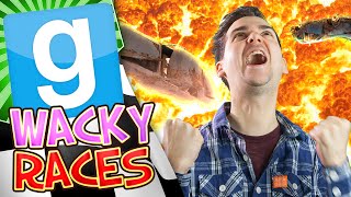 Garrys Mod Wacky Races 4  The Race Gmod Build Challenge [upl. by Blinny]