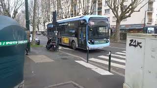 Passage habillage quune ligne 188 Bolloré Bluebus SE [upl. by Felic433]