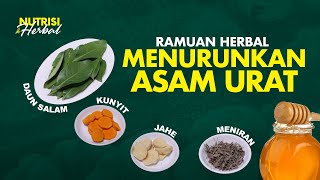 Mudah amp Murah Racik Ramuan Herbal Untuk Menurunkan Asam Urat  Nutrisi amp Herbal 22 [upl. by Sapers]