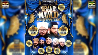 Lozells Grand Mawlid  Lozells Central Masjid  Live From Birmingham  Naveed Sound Uk [upl. by Alleinad]