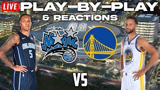 Orlando Magic vs Golden State Warriors  Live PlayByPlay amp Reactions [upl. by Ycat497]