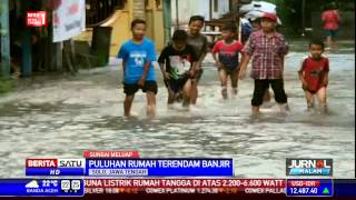 Luapan Sungai Sangrahan Sukoharjo Rendam Puluhan Rumah [upl. by Lucina]