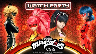 MIRACULOUS WORLD  🐉 Shanghai La Légende de Ladydragon ⭐ ÉPISODE ENTIER  WATCH PARTY 📺 [upl. by Ijan]