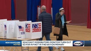 Seacoast moderators see low turnout in firstinthenation New Hampshire primary [upl. by Tnarb808]