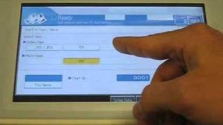 Tutorials Scanning Ricoh MPC 4000 Savin C4040 Series Colormp4 [upl. by Acinehs]