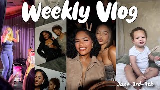 weekly vlog feeling crappy amp tired brand events linking with friends amp more kinda  arnell armon [upl. by Raimund]