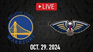 NBA LIVE Golden State Warriors vs New Orleans Pelicans  October 29 2024  Pelicans vs Warriors 2K [upl. by Madonna]