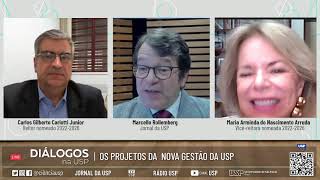 🔴 Os projetos da nova gestão da USP  Diálogos na USP [upl. by Scammon]