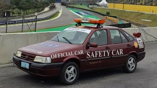 Fiat Tempra Safety Car 1993 em Ímola [upl. by Yenrab741]