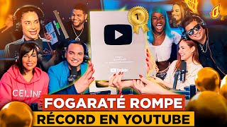 PRIMER PROGRAMA EN RECIBIR LA PLACA DE YOUTUBE MÁS RÁPIDO EN REPÚBLICA DOMINICANA FOGARATÉ RADIO [upl. by Suzi]