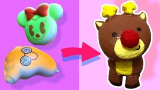 Arreglando y Decorando Squishies Squishy makeover navideño🎄 [upl. by Sandry]