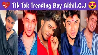 😍 Tik Tok Trending Boy Akhil 💖  😘 Tik Tok Tamil 😉  💗 Akhil Tik Tok Video Tamil 🥰 [upl. by Fidelio]