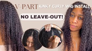 NO LEAVE OUT VPart Wig Install Crochet Method  ft Unice Hair [upl. by Aleet]