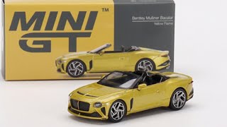 Mini GT Bentley Mulliner Bacalar 406 492 Bentley Continental GT Speed 420 442 amp 473 [upl. by Larine]