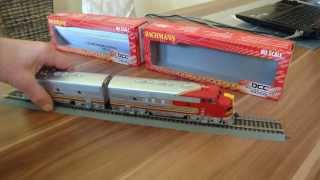 REVIEW new Bachmann F7 AB Unit ATampSF wSound [upl. by Etterb]