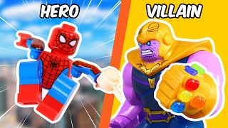 I built a LEGO SUPERHERO UNIVERSE… [upl. by Ggerc]