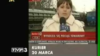 Wpadka reporterki podwozie było złe i szyny były złewmv [upl. by Okin]