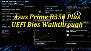 Asus Prime B350Plus Bios [upl. by Akibma639]