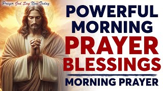 Powerful Catholic Morning prayer to receive Blessings [upl. by Llenyar]